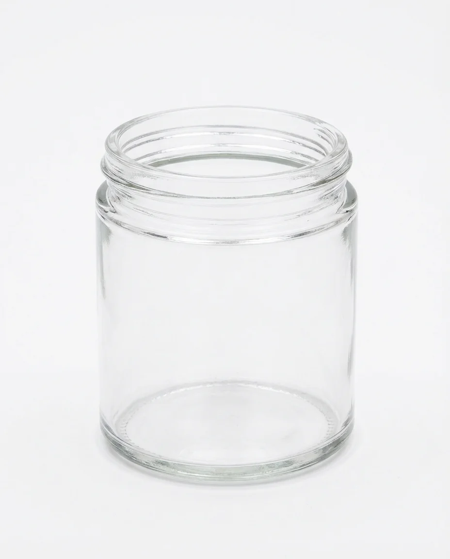 2oz Straight Sided Glass Jars – Clear – 84 Count