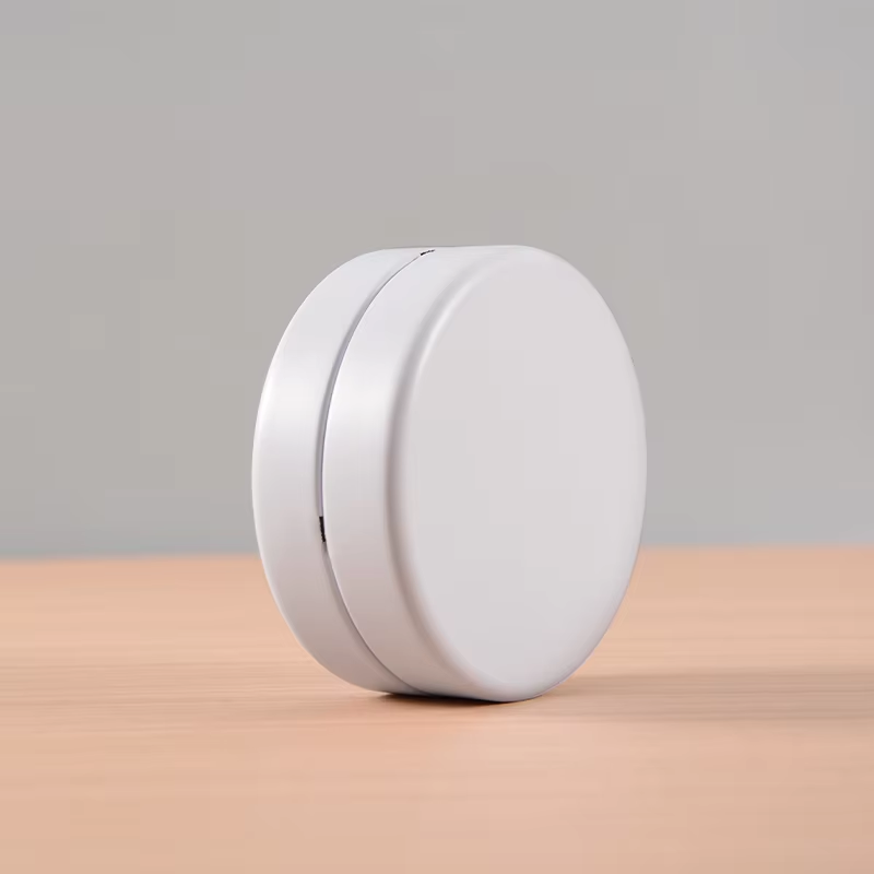 Round Child-Resistant Tin Box – White 76mm